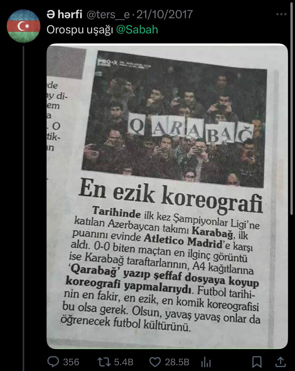 8 yil geçti biz futbol oynamayı, koreografi etməyi öğrəndik amma sən hala 0røspu uşağısan sabah.