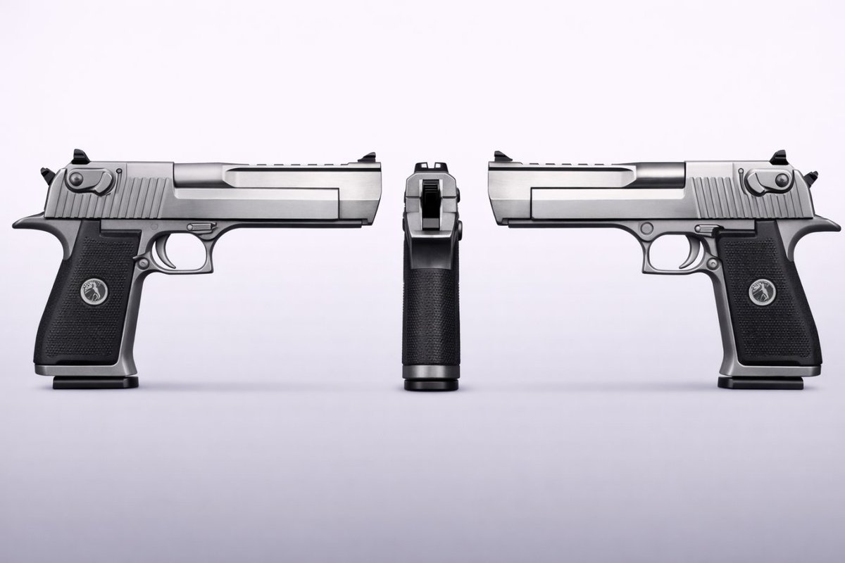 t4haDev's tweet photo. New weapon concept sheets for my Roblox project.
Desert Eagle 🔥
#Roblox #RobloxDev