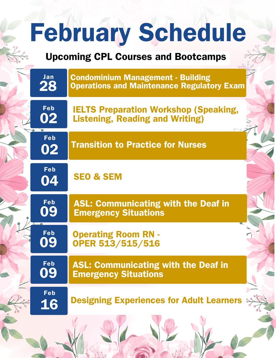 Humber Continuous Professional Learning tweet media