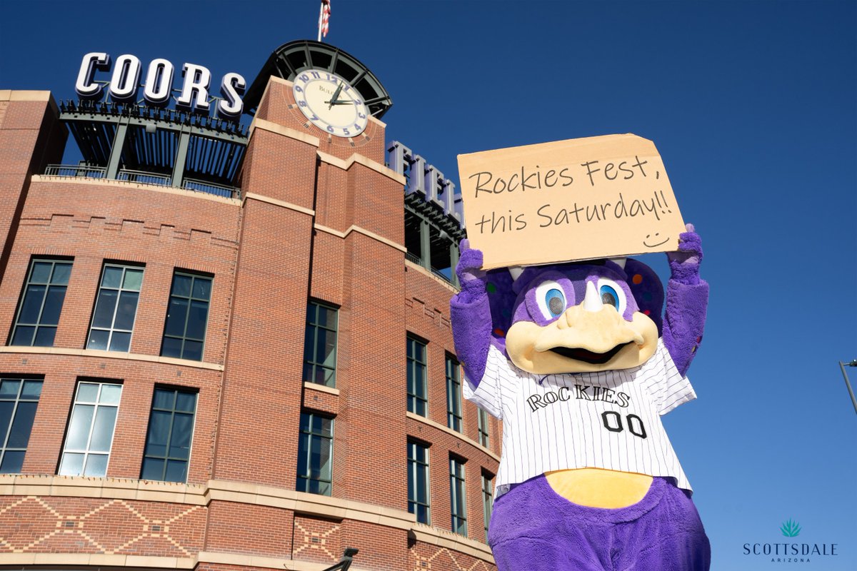 Rockies's tweet image. What the sign says. 

Limited tickets remain ➡️ rockies.com/RockiesFest