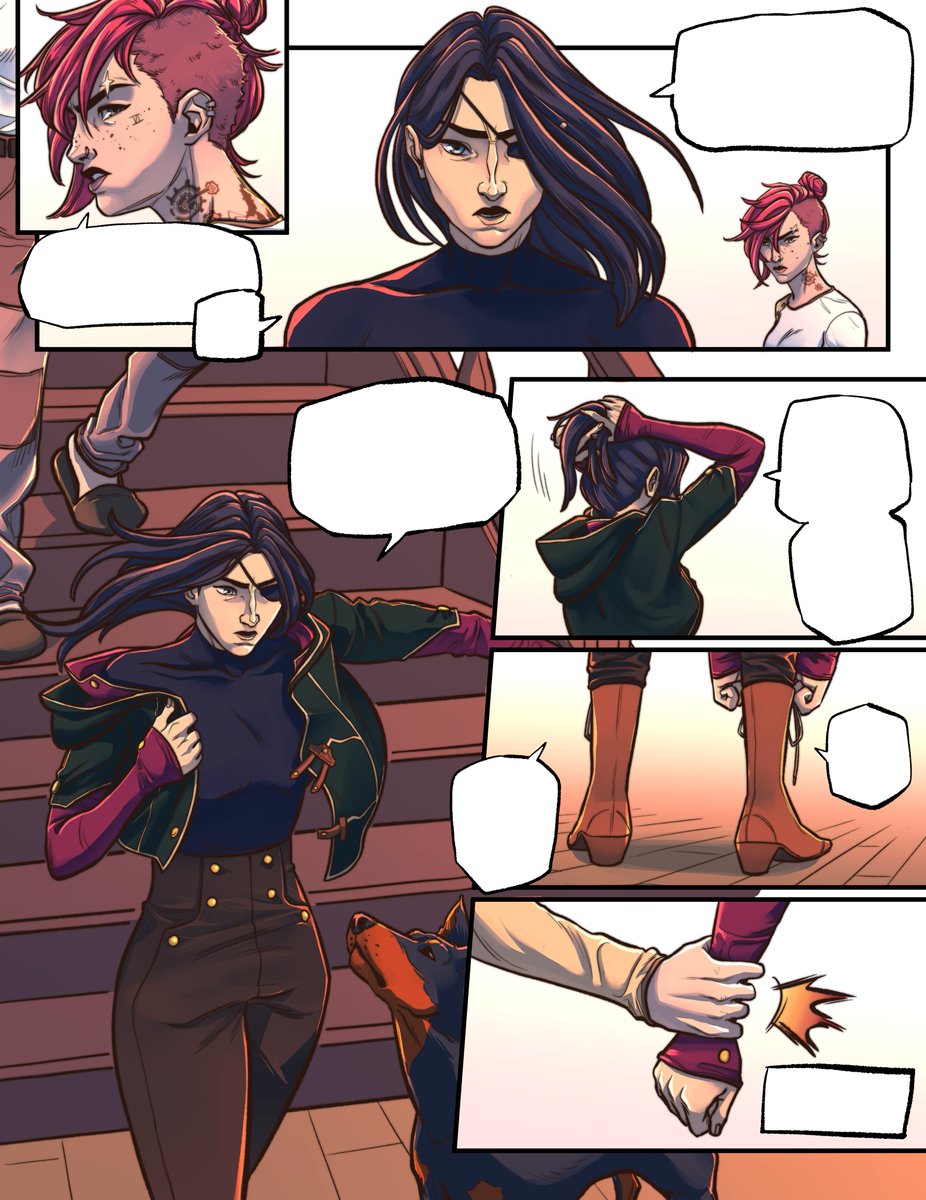 very happy with this page (my lovely patrons agree), line art, coloring, lighting.... i think i AM getting better at this! crazy..... its almost like putting time in a craft makes you better at it........
#caitvi