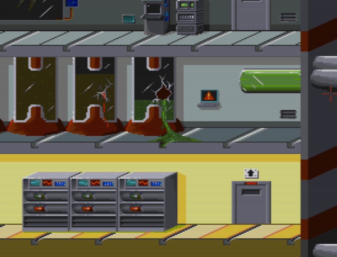 Allanon71's tweet photo. Something odd is happening at the Raw Cell Institute 

#TheGate #Amiga #indiegame #RetroGames #solodev #indiedevs #amigagames https://t.co/CvBndgIYc6