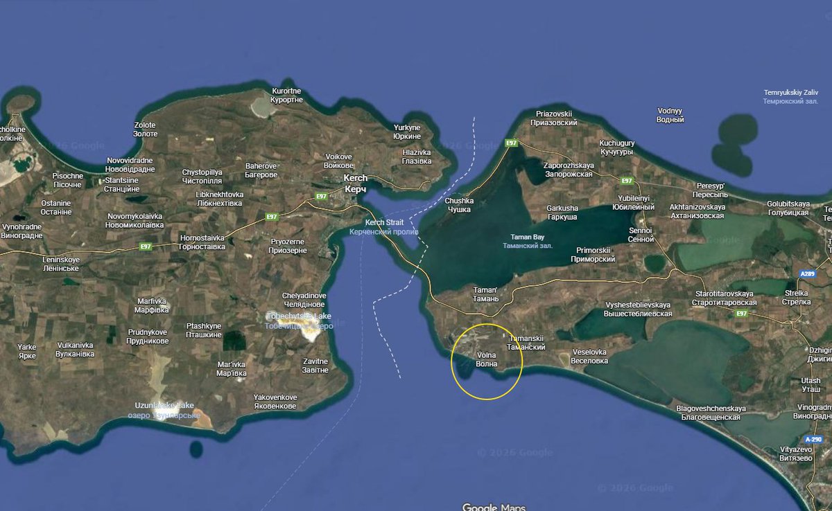 Ukrainian drones have attacked the port of Volna, Taman, on the Kerch/Crimea strait. Several petroleum  tanks are on fire and at least three deaths have been reported.