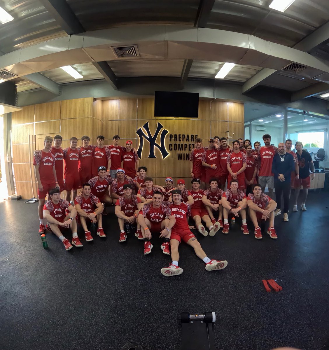 CortBaseball's tweet image. Thank you Dylan McKenzie - former Red Dragon and current strength coach for Yankees Dominican complex for allowing Cortland Baseball to get a tour and workout this afternoon! ⁦@CortlandAlumni⁩ ⁦@d3baseball⁩ ⁦@RedDragonPride⁩