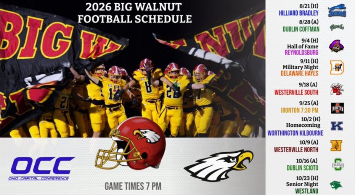 Big Walnut Football tweet media