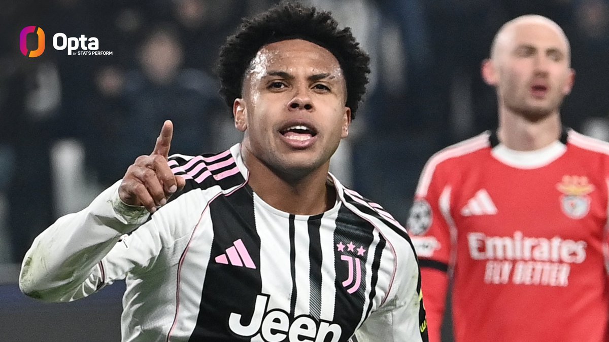 OptaPaolo's tweet photo. 9 - Dal suo esordio con la Juventus (2020/21) nessun giocatore ha segnato più gol in Champions League con i bianconeri rispetto a Weston McKennie: nove, al pari di Dusan Vlahovic. Propulsione.

#UCL #JuventusBenfica https://t.co/pgdHkrA0Dg