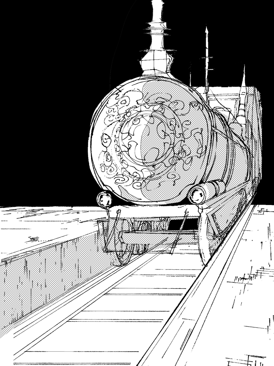 I drew a train for some reason