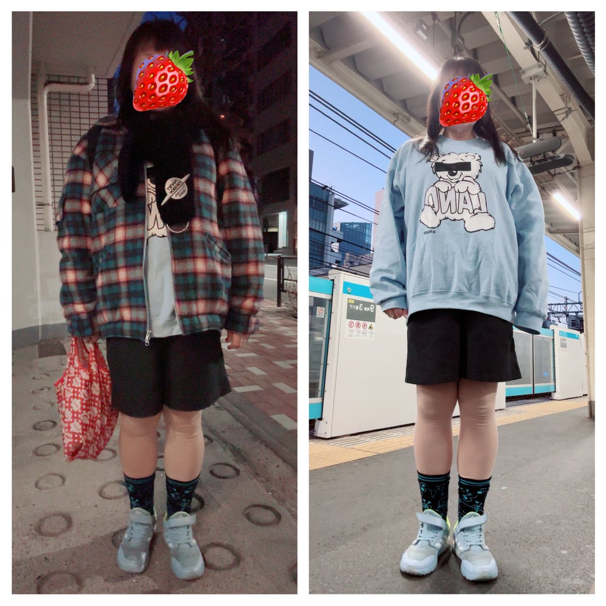 nanaporon's tweet photo. 1/22のお洋服♥️アウター、マフラー、ソックスはMILKBOY。トレーナーはLANDbyMILKBOY。お仕事用キュロットはGUです🍀#milkboy #MILKBOY
#landbymilkboy #LANDbyMILKBOY
#MILKBOY狂 #milkboyアイテムコレクション #milkfashion https://t.co/YDVQlnXQA7