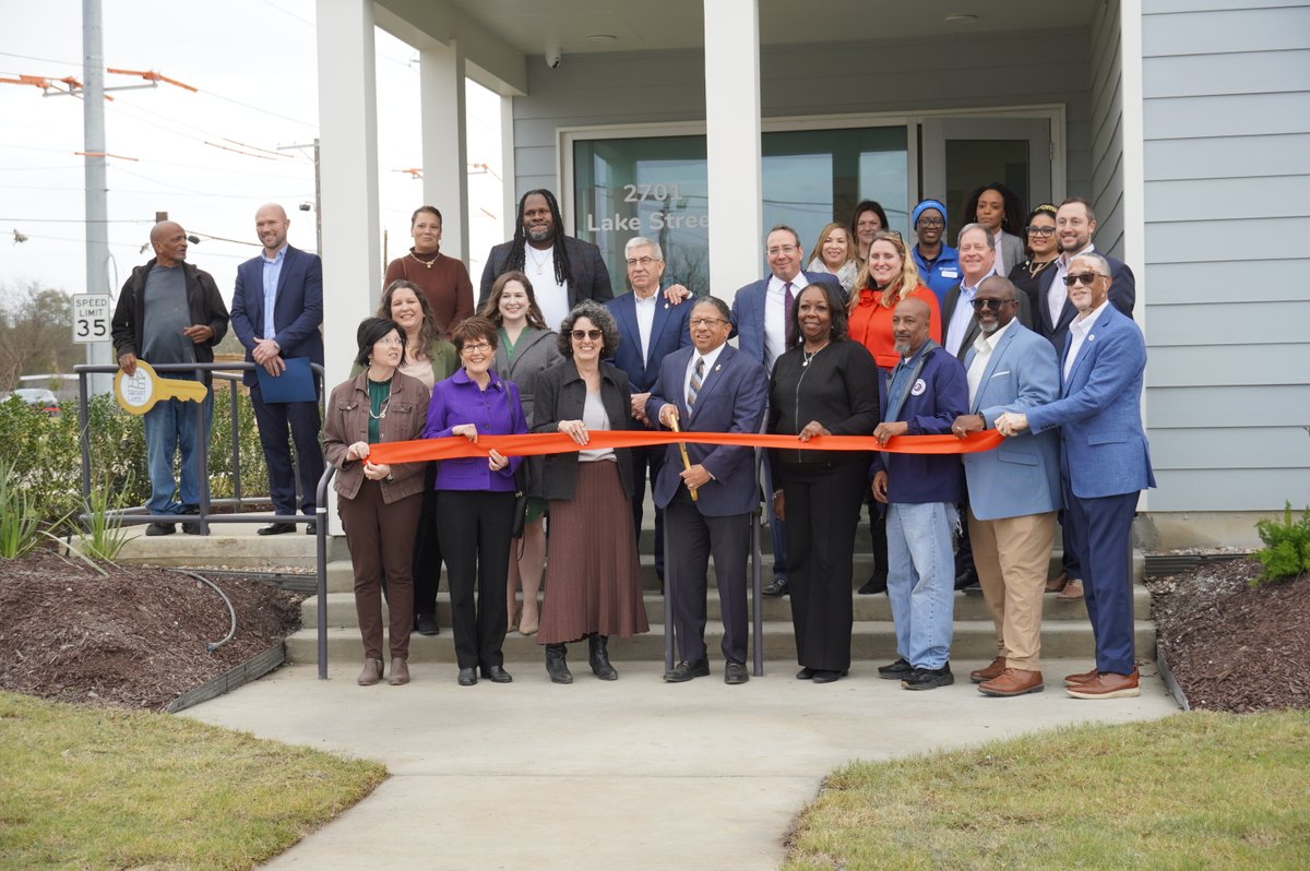 Collaboration is KEY, and #TeamLHC is happy to be here in Lake Charles today, as we celebrate the grand opening of the Mid-City Lofts! “As we shape the future of affordable housing, partners are essential in helping us create accessible housing that benefits everyone," explains