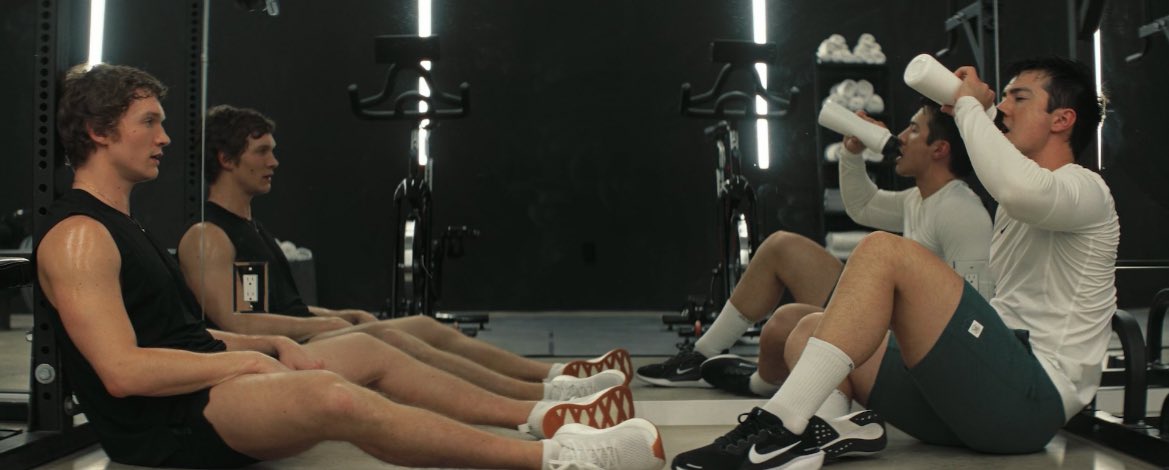 “We were nineteen the first time we—”
“Oh,” Shane said. “I thought the question was the first time we felt, um, sparks.” His ears were bright red and Ilya wanted to bite them.
“Yes,” Ilya said. His voice has gone soft, but he didn’t care. “Eighteen then. That’s right.”