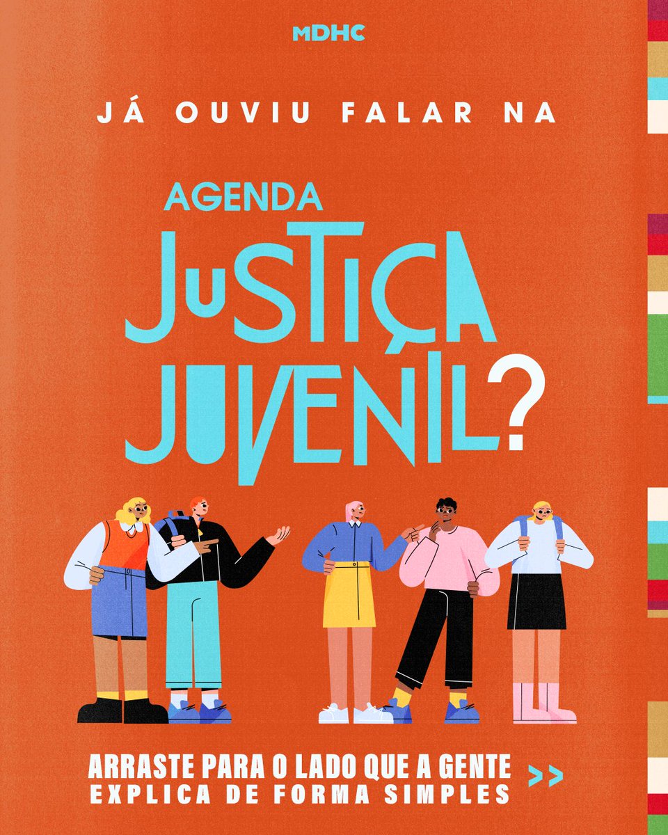 mdhcbrasil's tweet image. Você sabia que a Agenda Justiça Juvenil organiza como o Judiciário atua no sistema socioeducativo e fortalece a proteção de adolescentes? É o Estado atuando de forma integrada para construir um futuro mais justo para adolescentes.
#DireitosHumanos #MDHC #AgendaJustiçaJuvenil