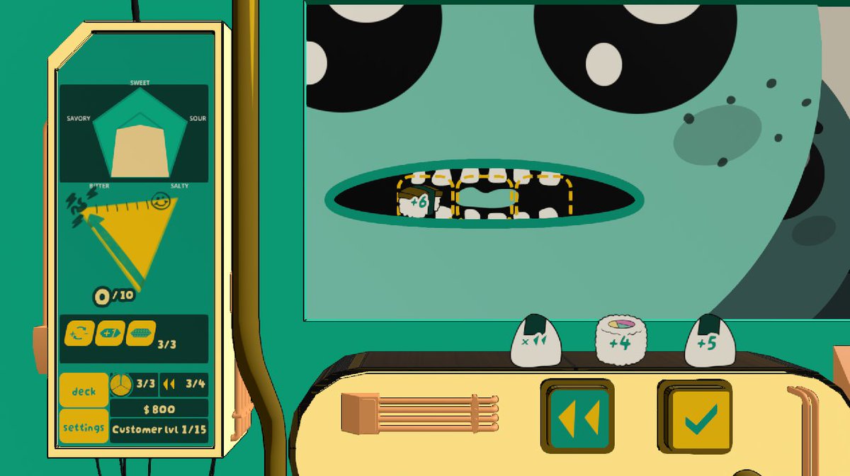 Today I created a version of the sushi game featuring a 3d view. 😀