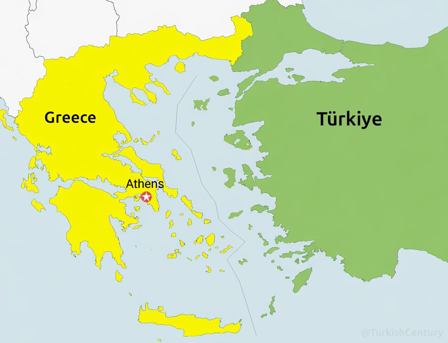 Yunanlıları korkudan hop oturtup, hop zıplatan harita.

Yunan gazetelerine haber olmuş.

Paylaşın, paylaştırın..😎