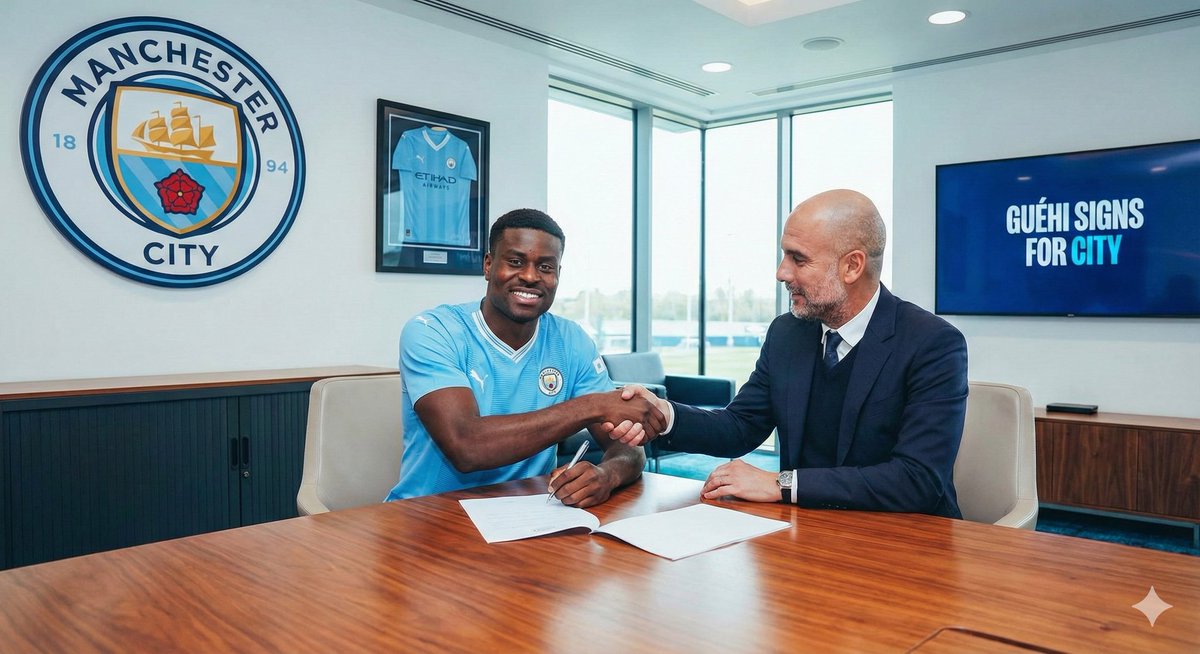 Marc Guéhi ➡️ Man City: The Crystal Palace captain has officially completed his move to the champions.
