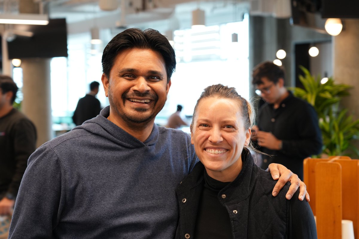 resolveai's tweet photo. We love celebrating our team!

Happy 1 year to Rebecca and Brandon (not pictured - out in the field in true EOQ fashion)

#ResolveAI #AIforProd
