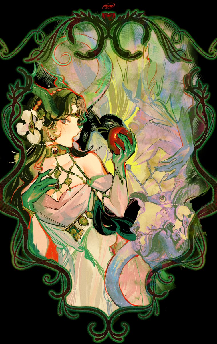 Izyumn's tweet image. Poisoned apple 🍎 
#AnjoNala #Reverse1999 #MysteryBoxCarnival