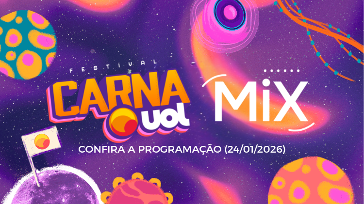 acervomix's tweet photo. Confira a grade da MiX neste sábado (24) com a transmissão do Festival Carna UOL 2026 🕺🪩 https://t.co/lzlX8C6hxF