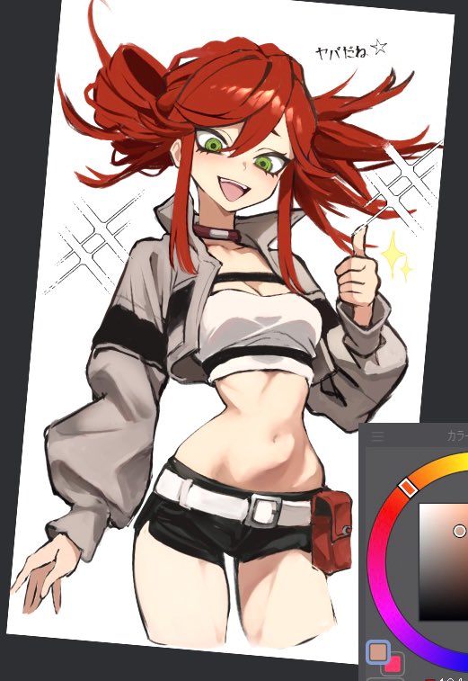 kasumi6_'s tweet image. Riyo #GachiArt