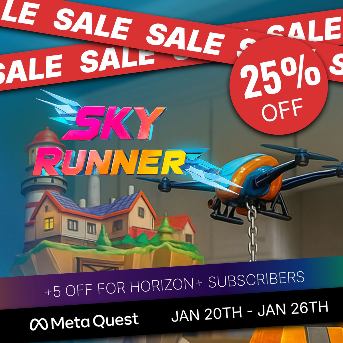 Sky Runner: Drone Hero tweet media