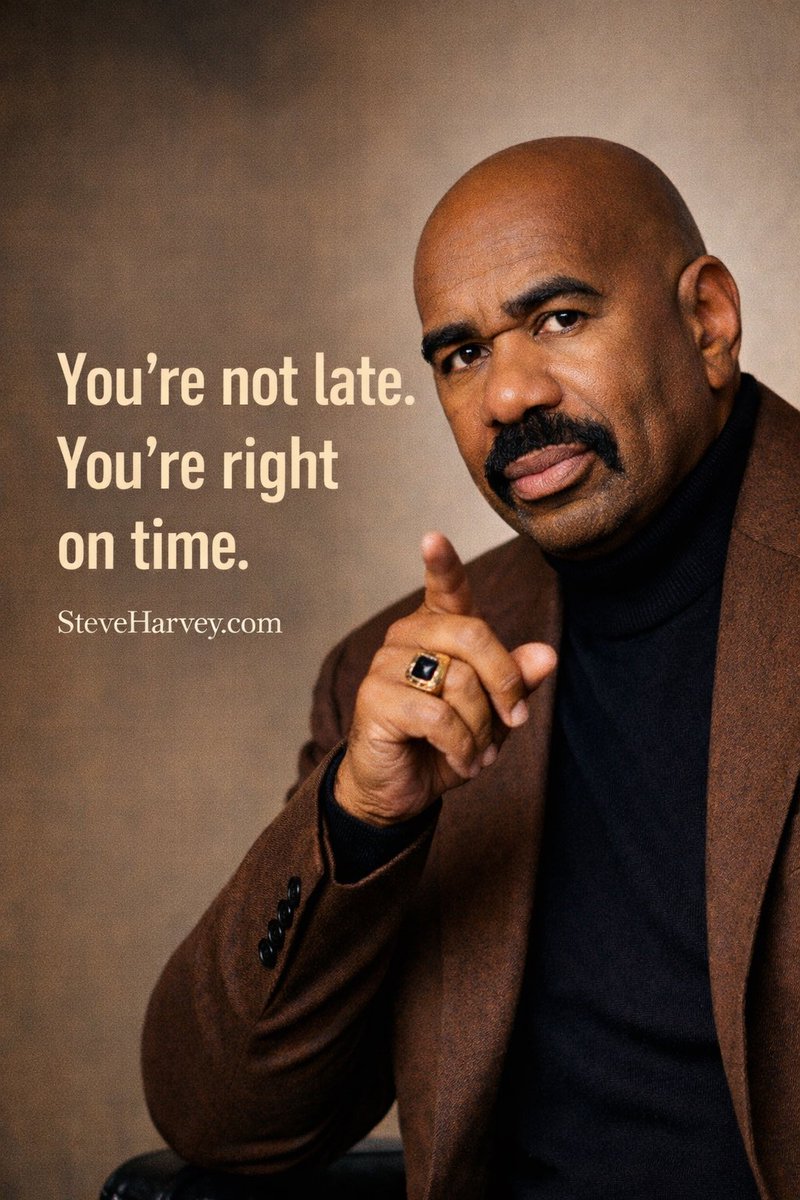 IAmSteveHarvey's tweet image. You’re never too old to reinvent yourself 💪🏾💯 What are your goals for the year?