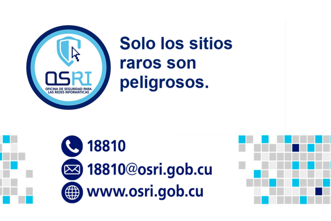 #OSRICuba 🇨🇺| ¿Sabías que solo un 5% de sitios web raros son realmente peligrosos? Protege tus datos y visita solo sitios confiables.

🔗 osri.gob.cu/articles/read/…

#CiberseguridadParaTodos