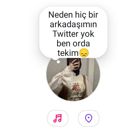 Twitterda yer yerinden oynuyor ama senin olayları konuşucak Twitter olan bi arkadaşın yok