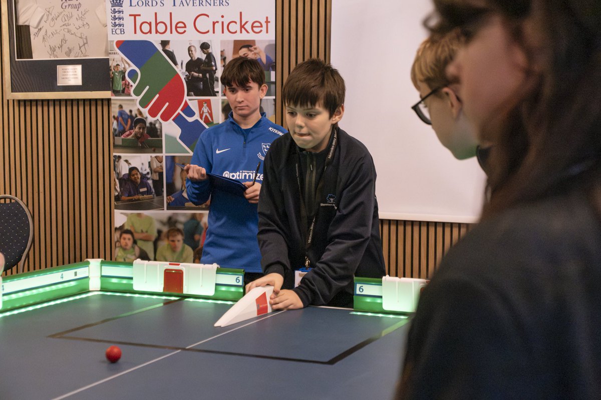 SussexCricketFd's tweet photo. Day 1️⃣ done. 👌

A successful start to our @LordsTaverners Table Cricket Festival week &amp; a sneak peak at our new illuminated table! 👏🚥 https://t.co/72F3XPSkcq