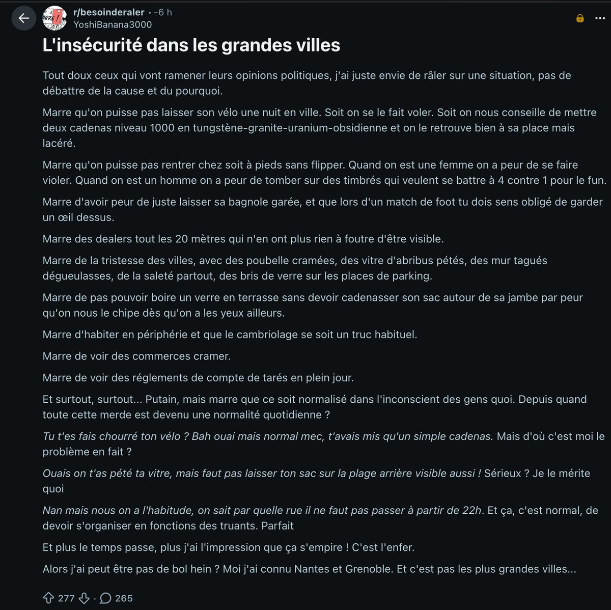 bouliboulibouli's tweet image. Tout le monde sait pourquoi ce post reddit a été verrouillé.