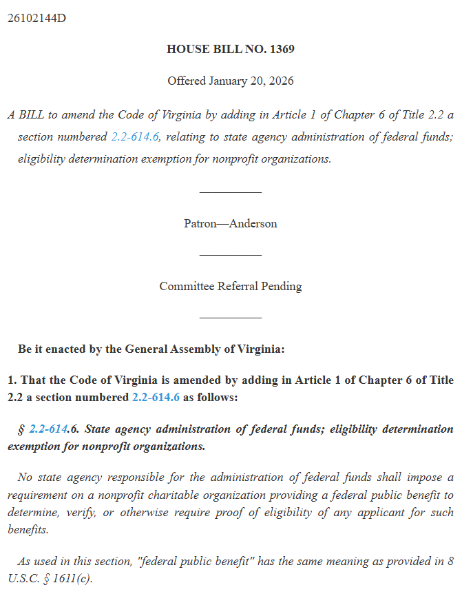 WOW. Democrat VA State Delegate Jessica Anderson just introduced a bill BANNING the government from verifying nonprofits' eligibility to receive taxpayer funds and benefits.

They aren't even trying to hide it anymore.

Democrats are the party of fraud.