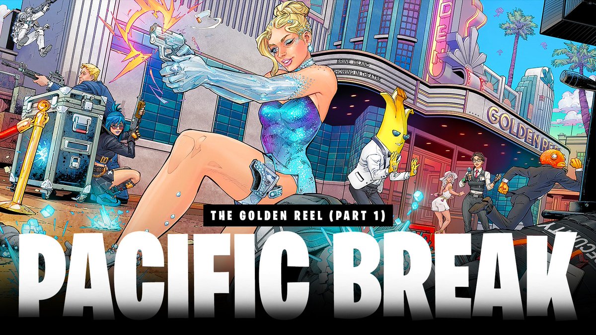 Welcome to the Pacific Break Collection Series!

🏝️ This weekly series invites the community to create and submit art of any type for the highlighted Pacific Break theme of each week.

Week 8: Event 2

Theme: The Golden Reel (Part 1)

Event Duration: January 21st (1:00 PM ET) –
