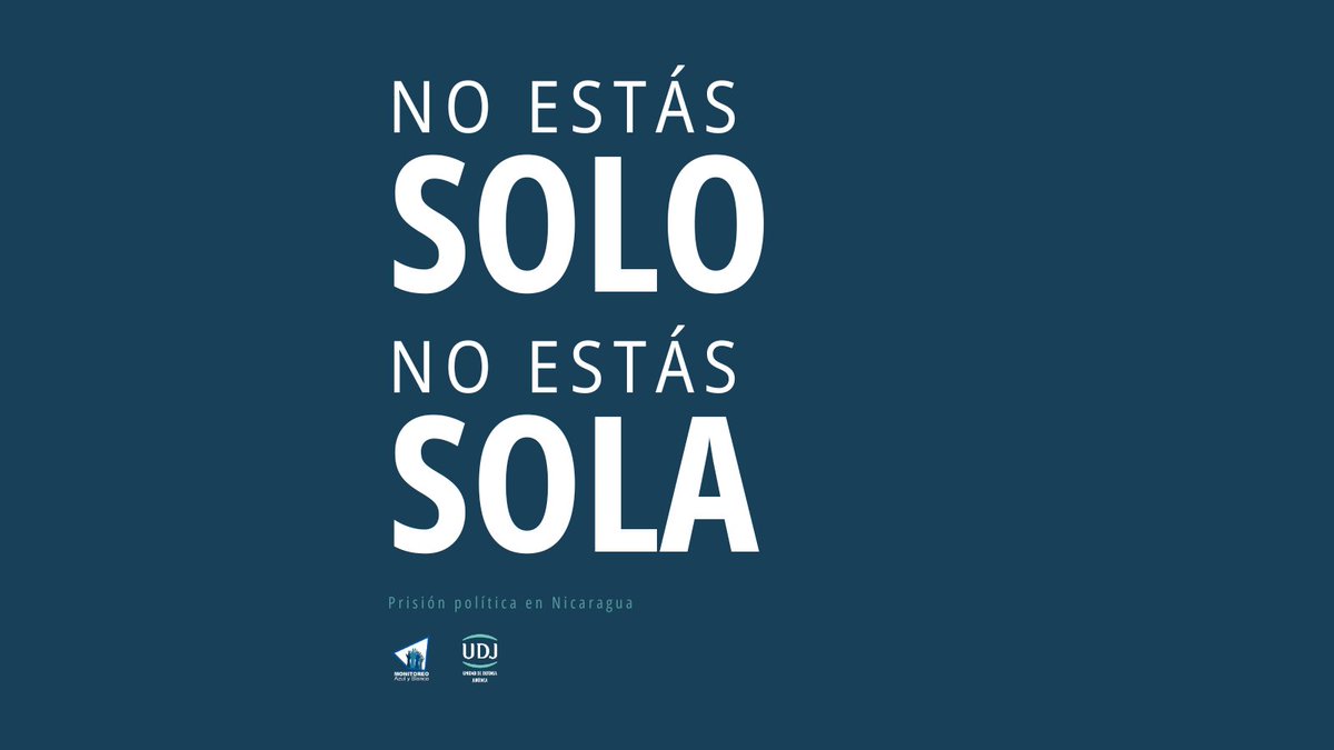 En Nicaragua, la prisión política no termina con el encierro: sigue en el silencio, el miedo y la incertidumbre. 
Este espacio existe para decir algo simple y necesario: no estás solo, no estás sola. 🫂
Pronto compartiremos cómo escucharte de forma segura. 🔒