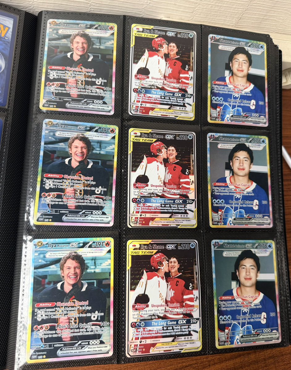 Made pokemon inspired holographic photocards for Ilya Rosanov, Shane Hollander and Hollanov 🫶🏼 

#ShaneHollander #ilyarozanov #hollanov #heatedrivalryedit #shanehollanderedit #hollanovedit 

here's the link if you want to purchase!

kponzu.etsy.com/listing/444474…