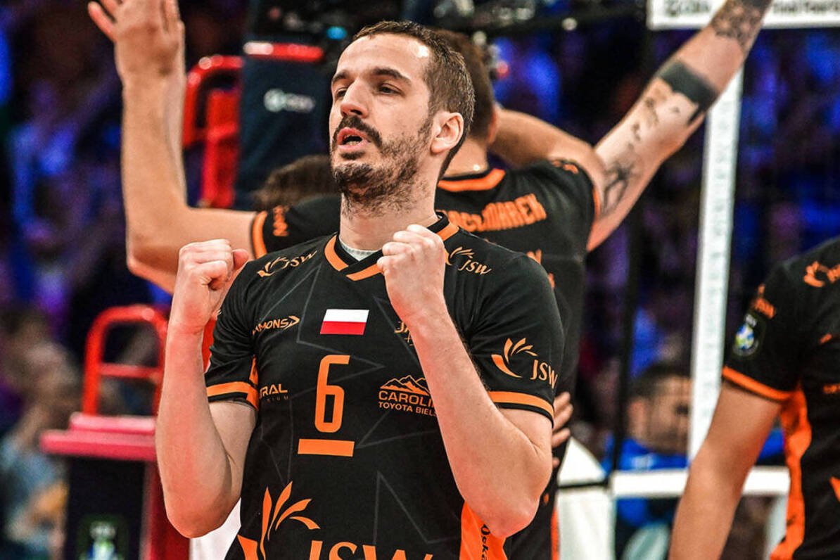 EwaMac1's tweet photo. Wg. moich informacji 🇫🇷Ben Toniutti po sezonie opuści Plus Ligę, docelowym miejscem ma być Francja. 

foto: P. Sumara, CEV https://t.co/RSaLtpa1Pl