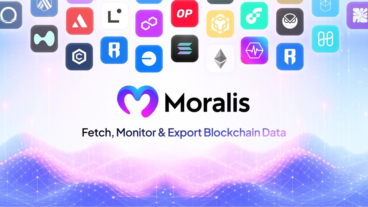 Moralis | Fetch, Monitor & Export Blockchain Data tweet media