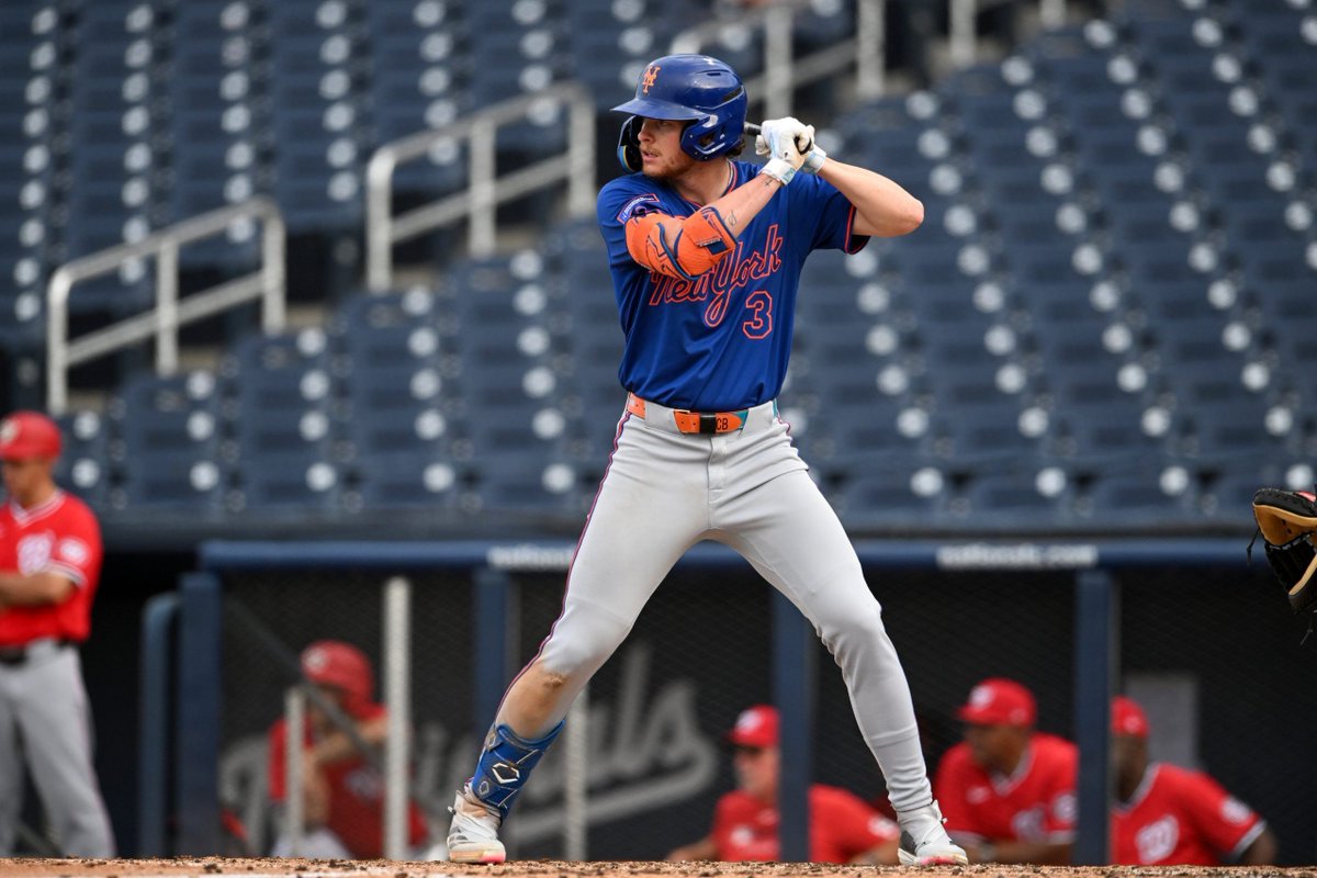 firesidemets's tweet image. David Stearns is leaving the door open for top prospect Carson Benge to make the Opening Day roster in LF, per @WillSammon

Benge will compete with Brett Baty and Tyrone Taylor for the job

#Mets #LGM #LFGM