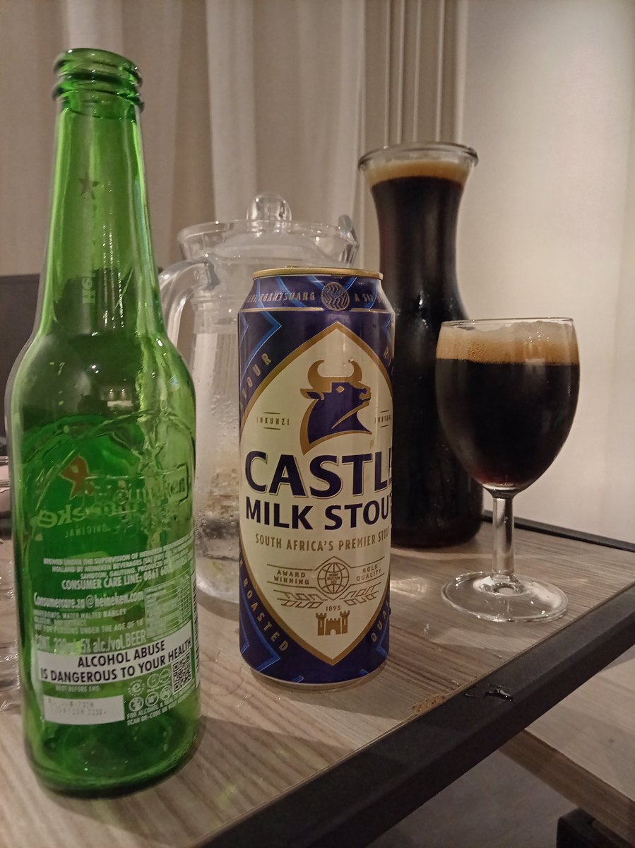 It's January, I'm drinking <a href="/CastleMilkStout/">Castle Milk Stout</a> with no milk. #januwarry #Durban and I'm loving every moment. ✌️