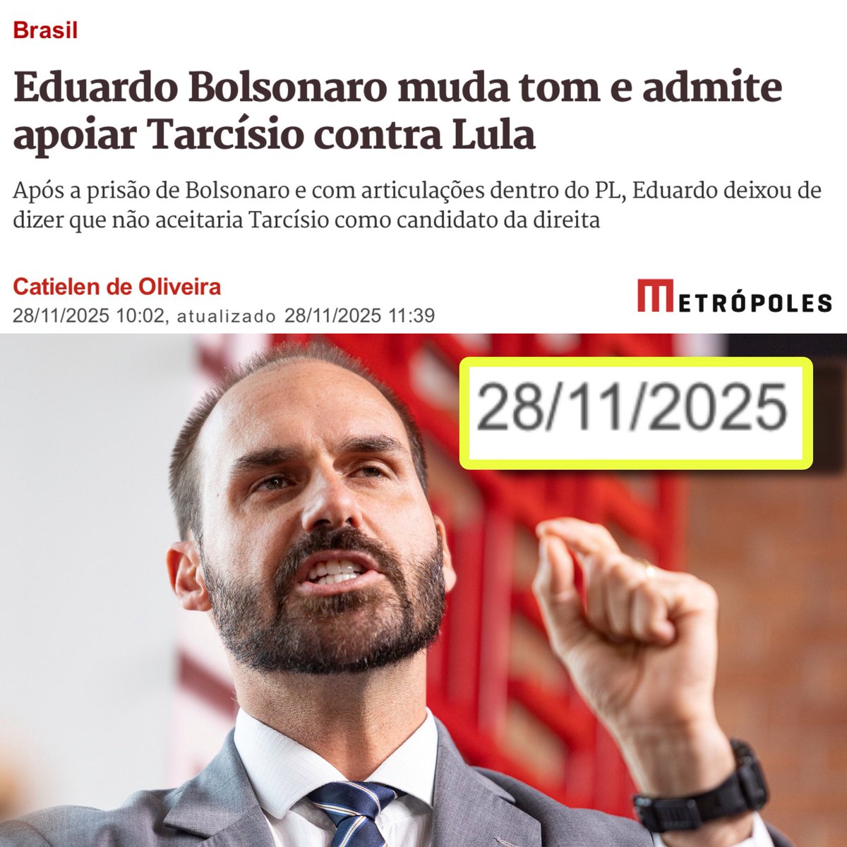 Eduardo Bolsonaro🇧🇷 tweet media