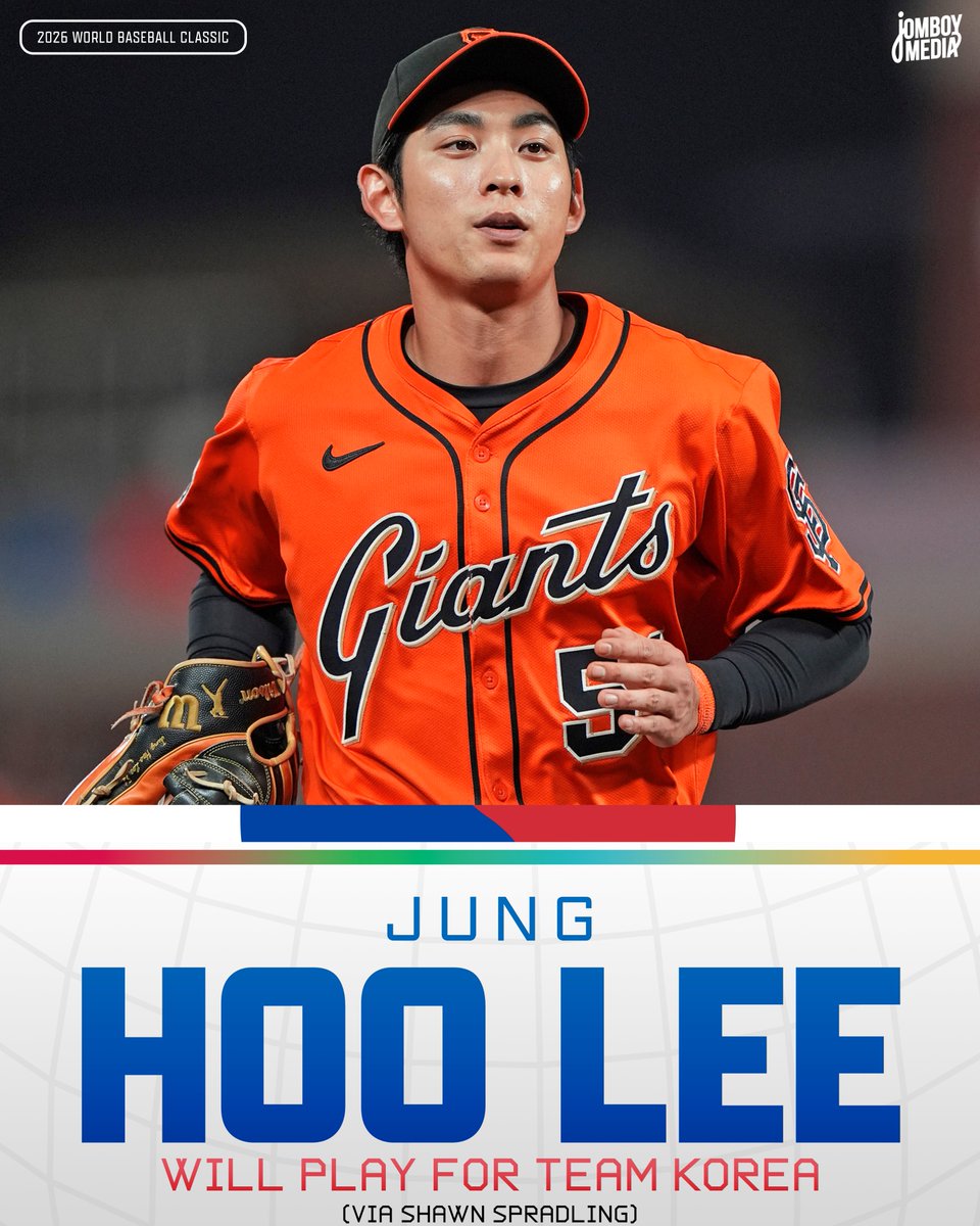 Jung Hoo Lee will play for Team Korea in the WBC!