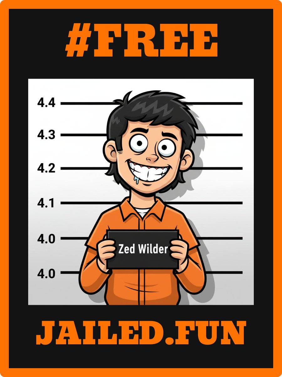 zedwilder's tweet photo. i got life sentence 😭💀

moving into @Jaileddotfun soon https://t.co/pu1eomSsHm