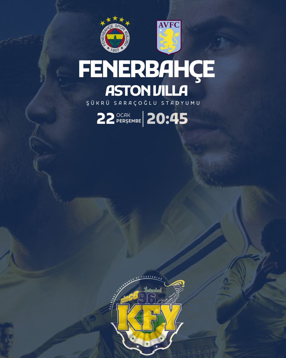 🗓 22 Ocak Perşembe
⏰ 20.45
🏟 Şükrü Saraçoğlu Stadyumu

​Büyük taraftarımızla zafere !!! 
Saldır Fener !!!

#FenerinMaçıVar