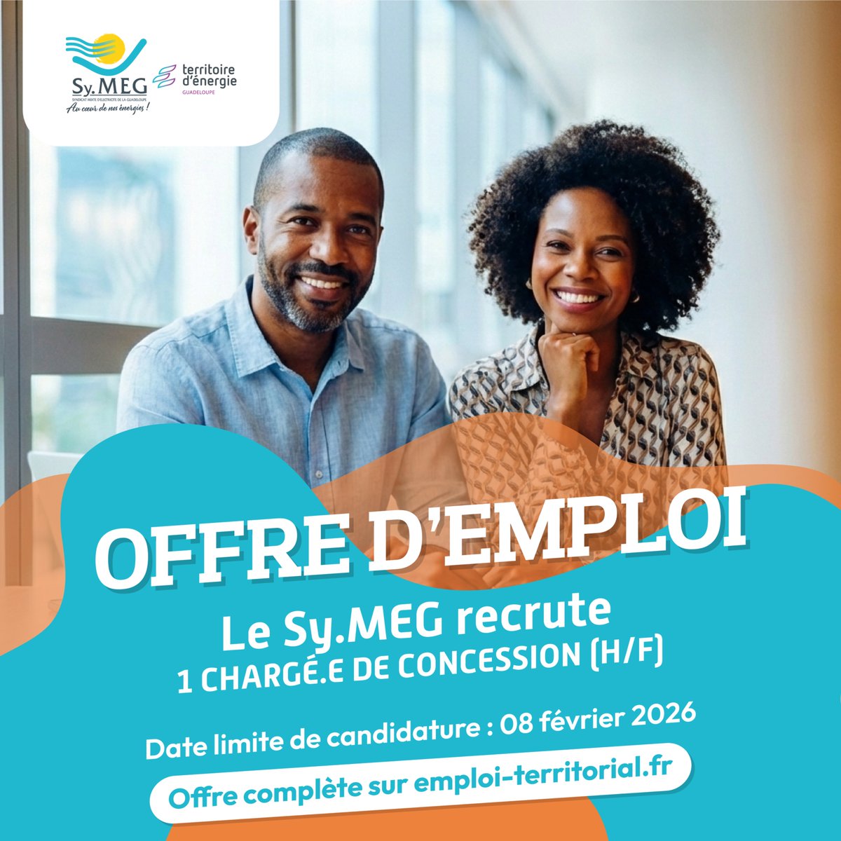 #Recrutement | ⚡Et si votre prochain poste participait directement à l'avenir énergétique de la Guadeloupe ?   

Retrouvez l'intégralité de l'offre d'emploi sur la plateforme emploi-territorial.fr.