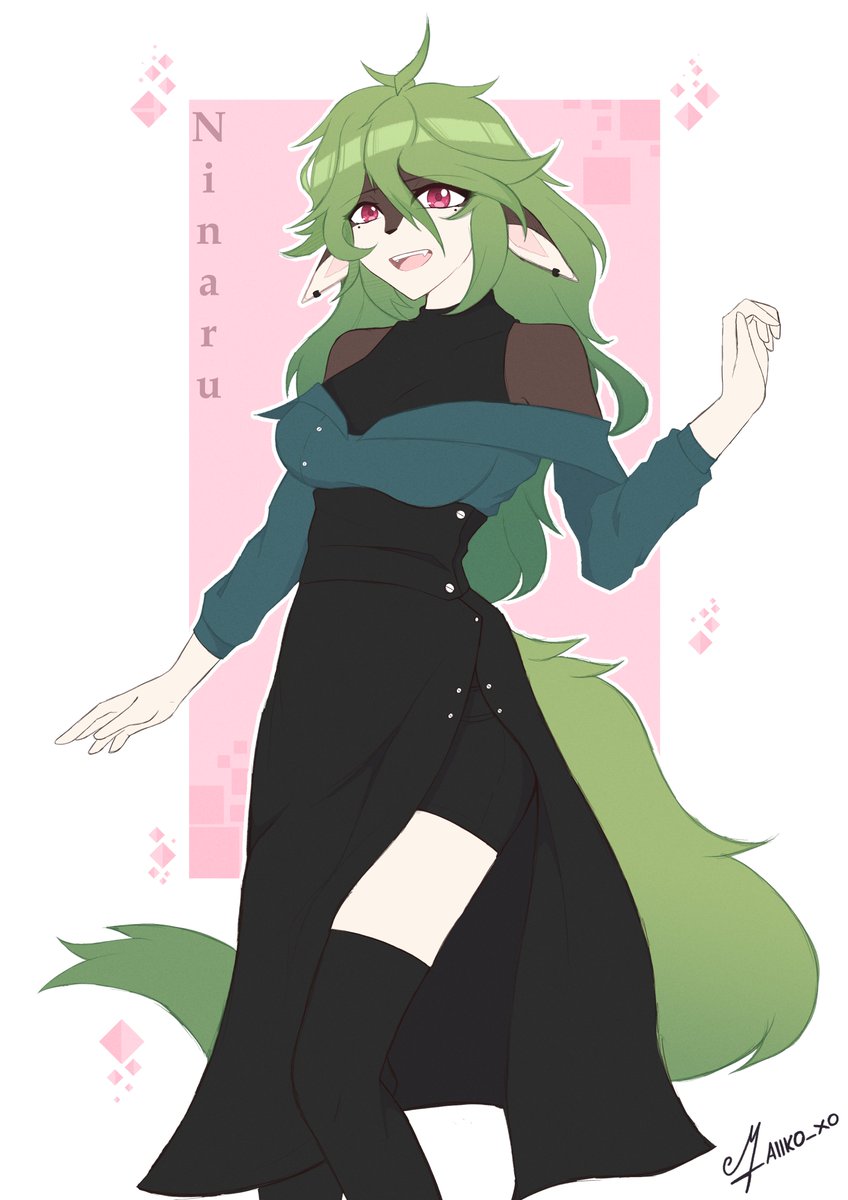 =======================================
OC Art | Ninaru | #ocart #kemono #furryart #artwork
=======================================