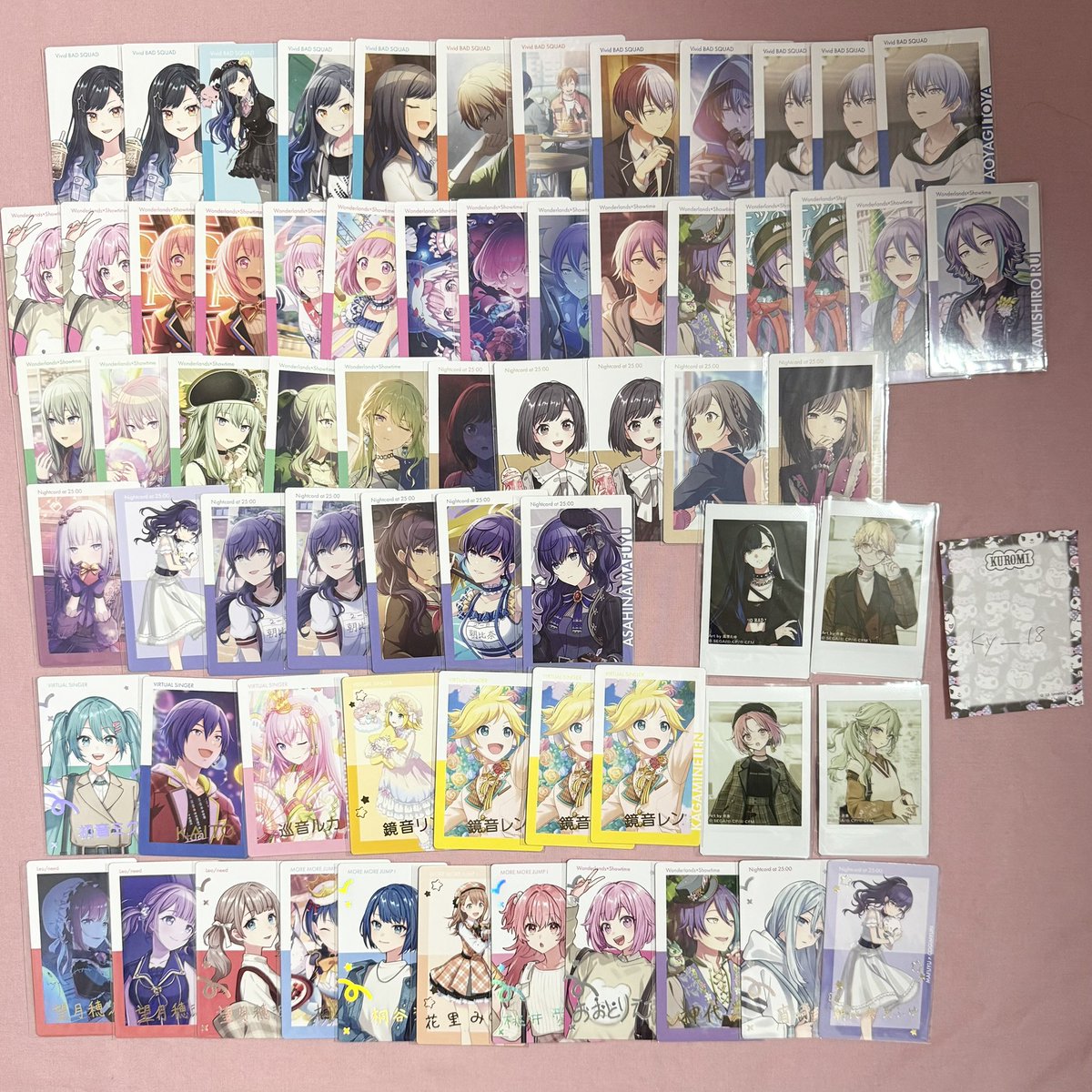 プロセカ エピカ 缶バッジ 色紙 交換 譲渡 求 希望額+送料(Pay×2