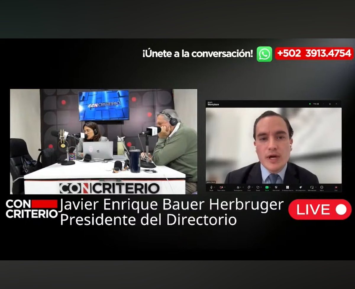 Por favor, ¡tome 10 minutos de su vida y vea la entrevista a este elemento que designó <a href="/BArevalodeLeon/">Bernardo Arévalo</a>!

Por más espacios como <a href="/concriteriogt/">ConCriterio</a>, le expusieron la estupidez y las burdas justificaciones a Bauer. Le consultan sobre dar marcha atrás al salario y vea su respuesta.