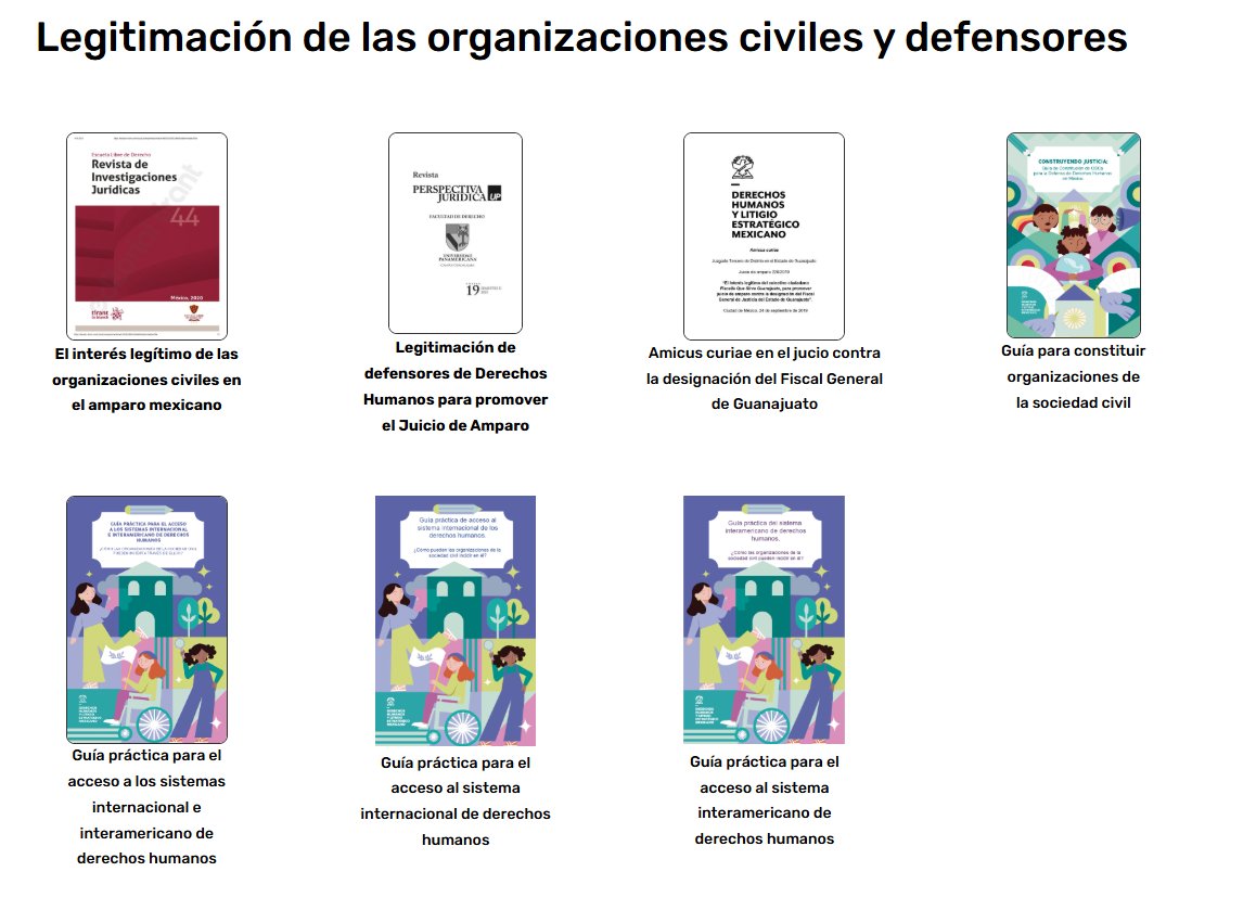 ¿Cómo las organizaciones de la sociedad civil #OSC y los defensores de #DerechosHumanos pueden actuar en juicios o procedimientos? Revisa nuestro trabajo en dlmex.org