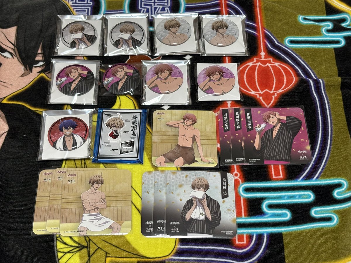 桃源暗鬼 極楽湯 缶バッジ コースター ミニアクリルスタンド アクスタ