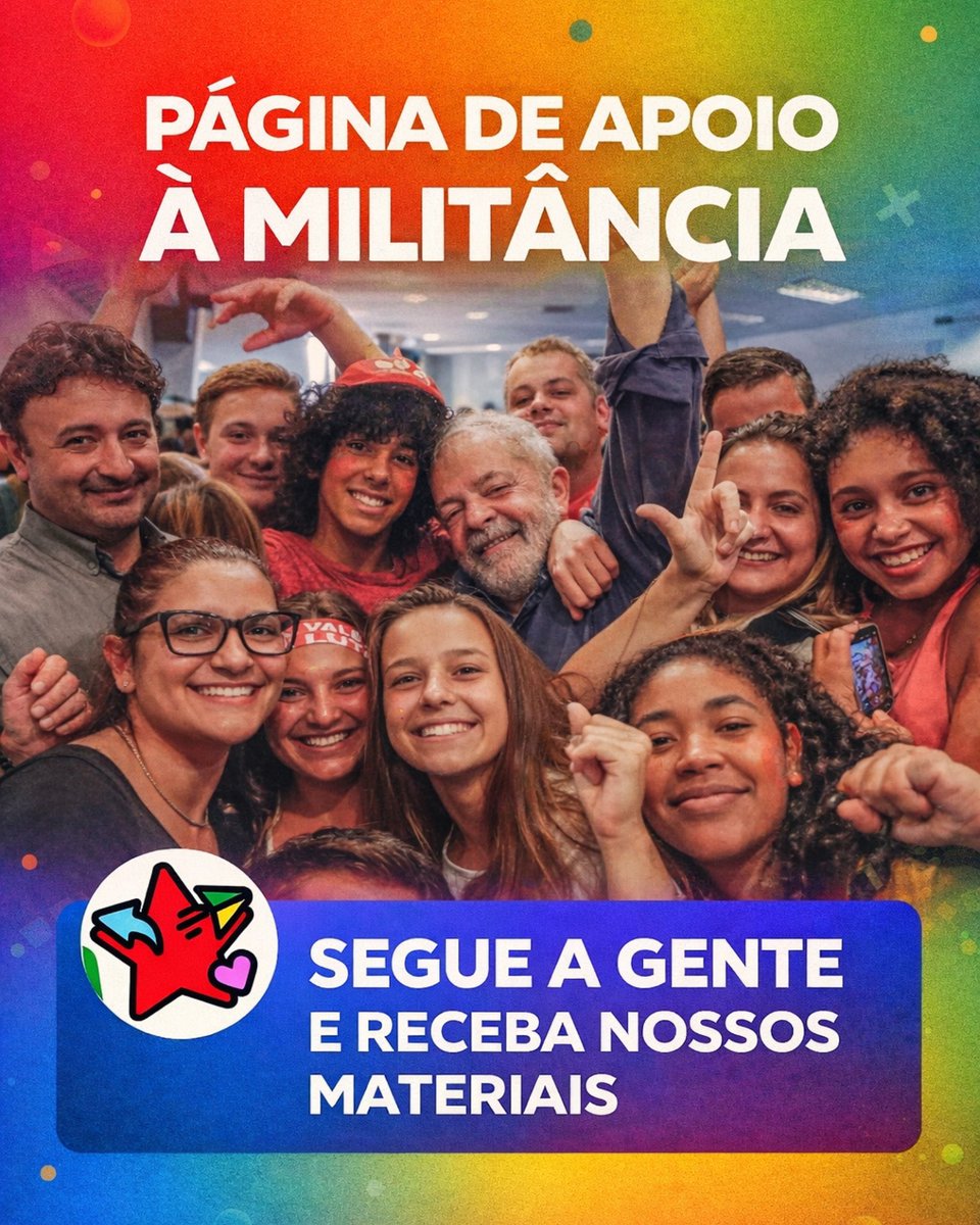 pode_espalhar's tweet image. O Pode Espalhar não é só uma página. É trincheira digital, é organização, é militância em movimento.

Aqui a gente:

✊ Defende o povo, a democracia e as conquistas do governo Lula.

🚀 Combate a extrema direita, enfrenta as mentiras e espalha a verdade.

Faça parte desse…