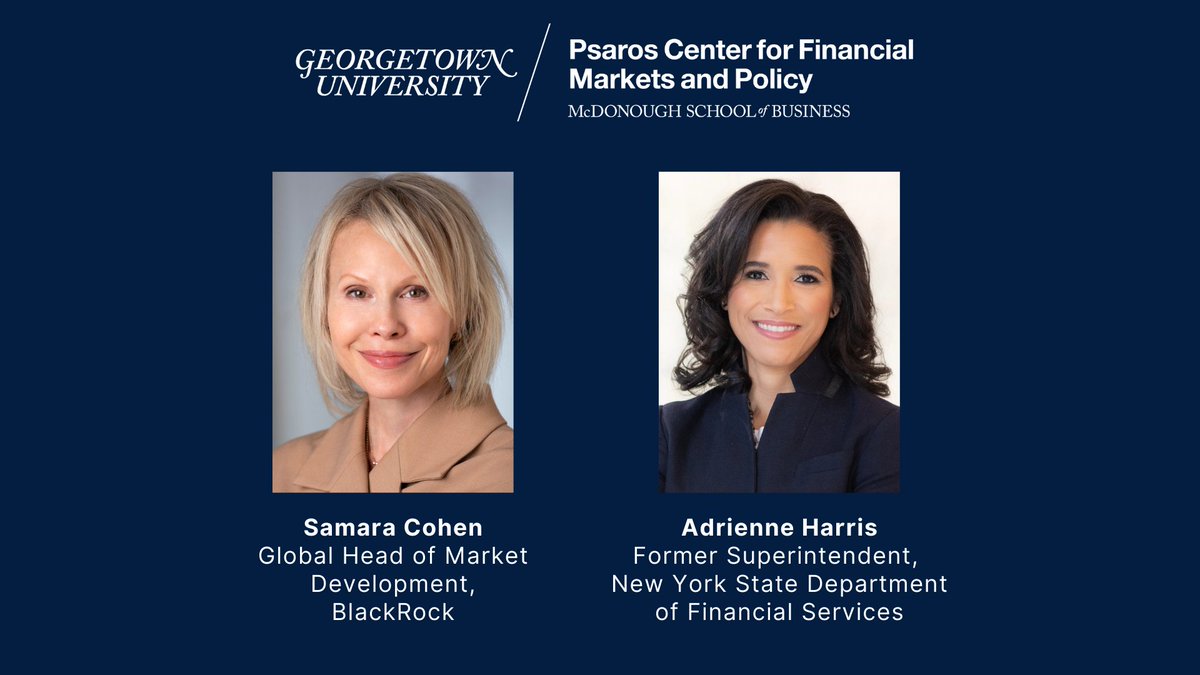 GU Psaros Center for Financial Markets and Policy tweet media