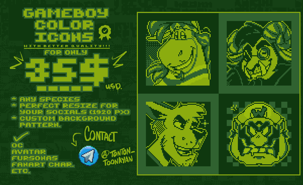 tonton_toonayan's tweet photo. I'm finally reopening these icons!

Any 🔁 are really appreciated 💚 https://t.co/HHUkNO0zDn