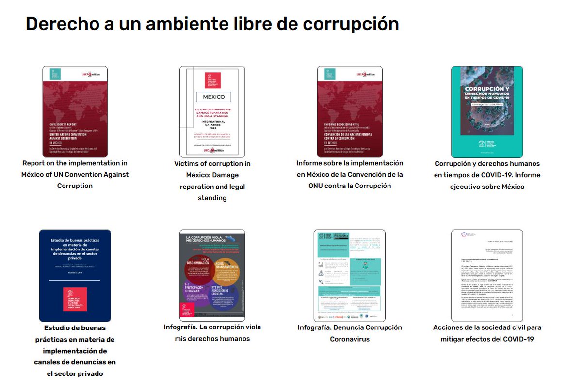 Vivir en un país libre de #corrupción es un derecho humano. Revisa nuestro trabajo al respecto en dlmex.org